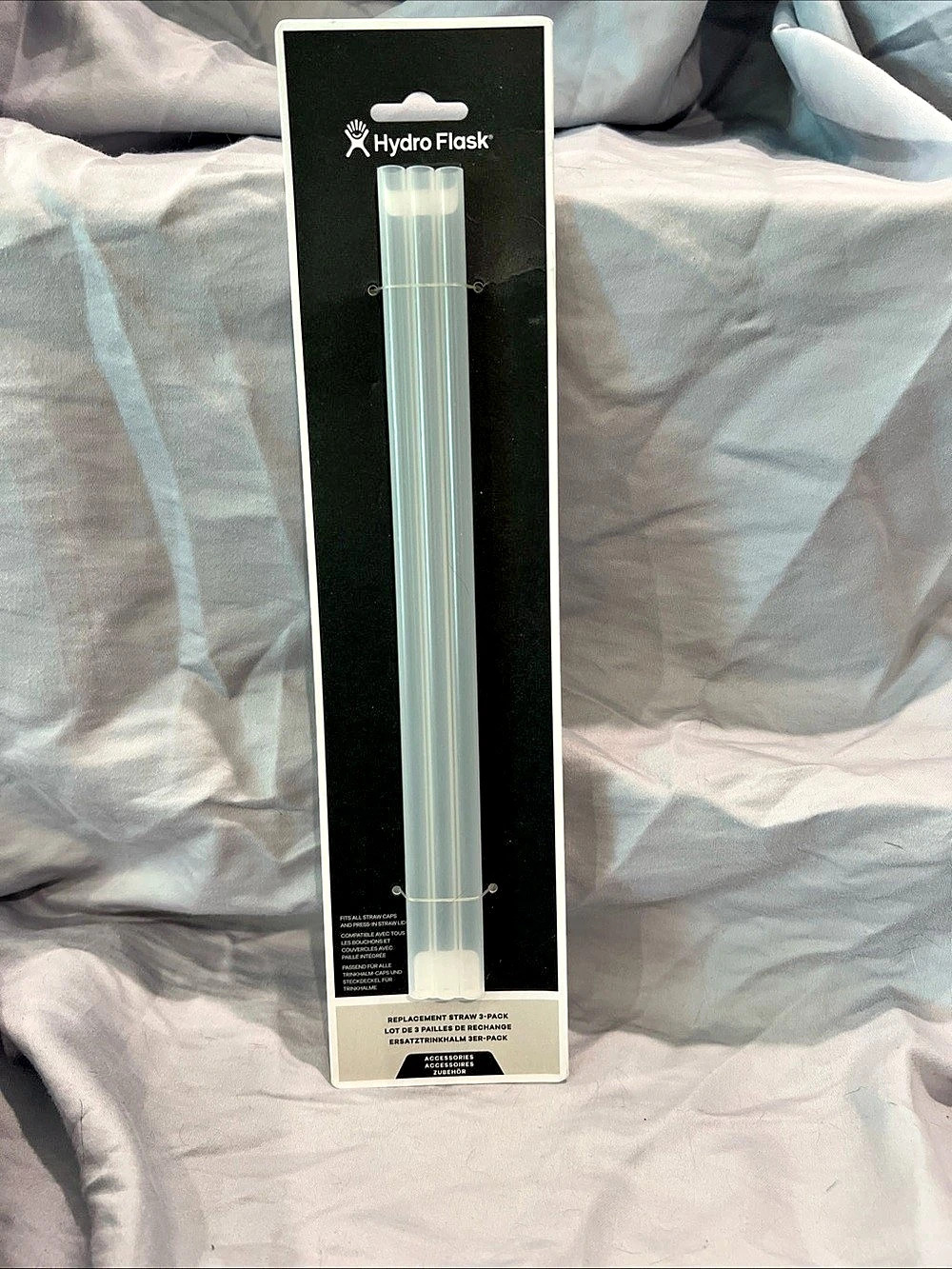 Hydro Flask Replacement Straw 3-Pack Clear NWT